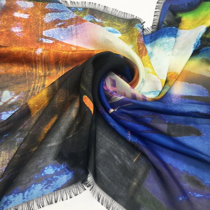 Digital Printing Cotton Scarf